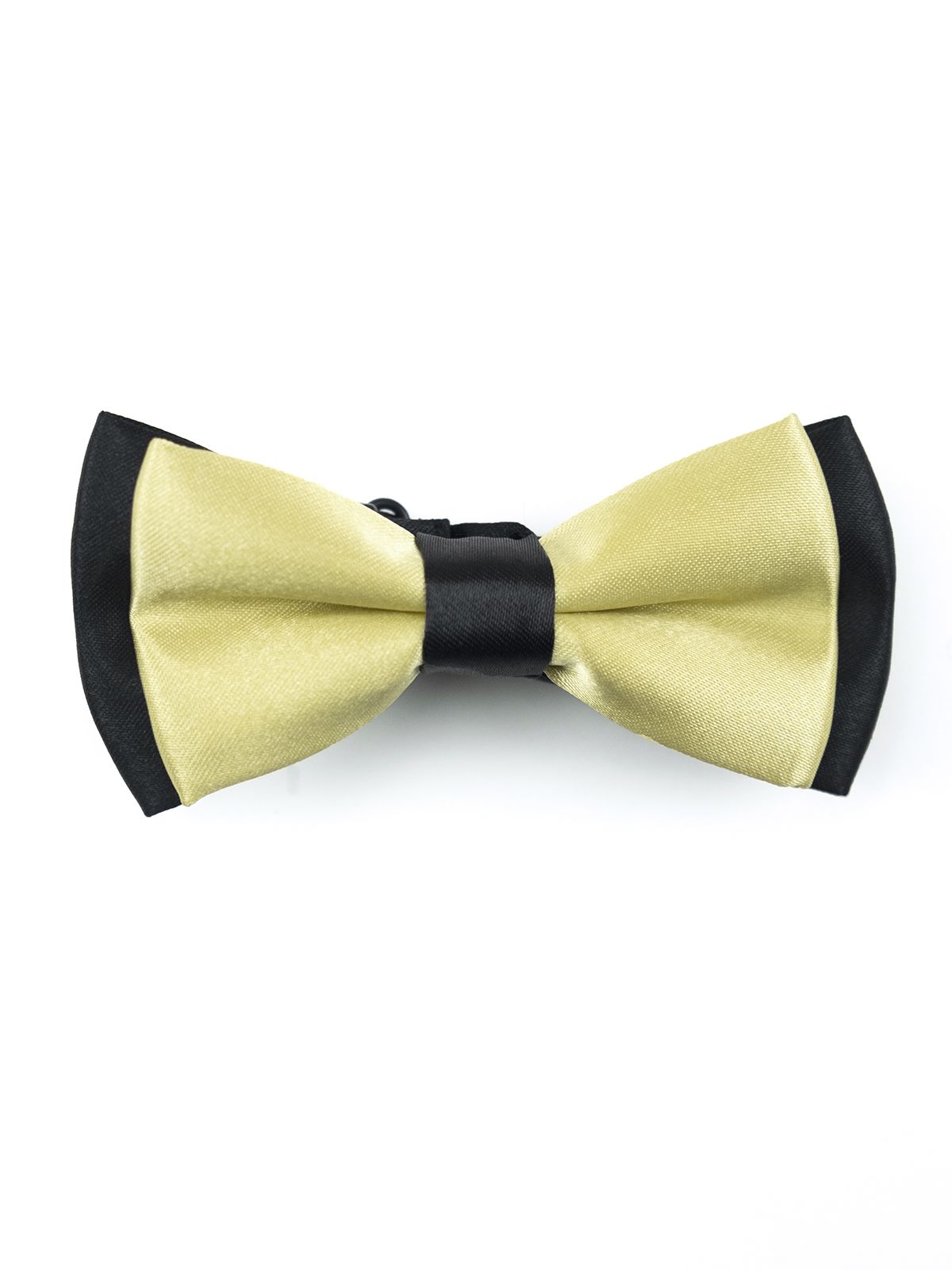 Детская галстук-бабочка атласная бледно-желтая в черном описание: Состав - , Размер - 10 см х 5 см, Цвет - Бледно-желтый, Страна производства - Турция;