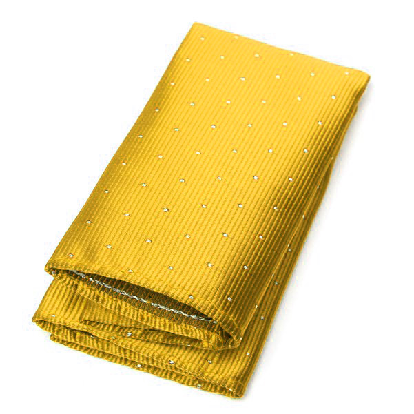 Нагрудный платок в точку солнечный описание: Материал - Микрофибра, Размеры - 24 см х 24 см, Страна производства - Турция;