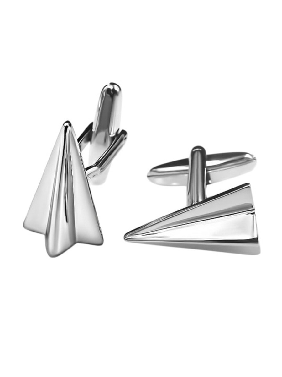 Запонки бумажные самолетики Telegram, Материал: Ювелирная сталь 316L, Цвет: Серебристый, Размеры: самолет 19 мм х 12 мм, общая длина 25 мм, ножка 19 мм, вес: 12 гр., подарочная упаковка бесплатно.