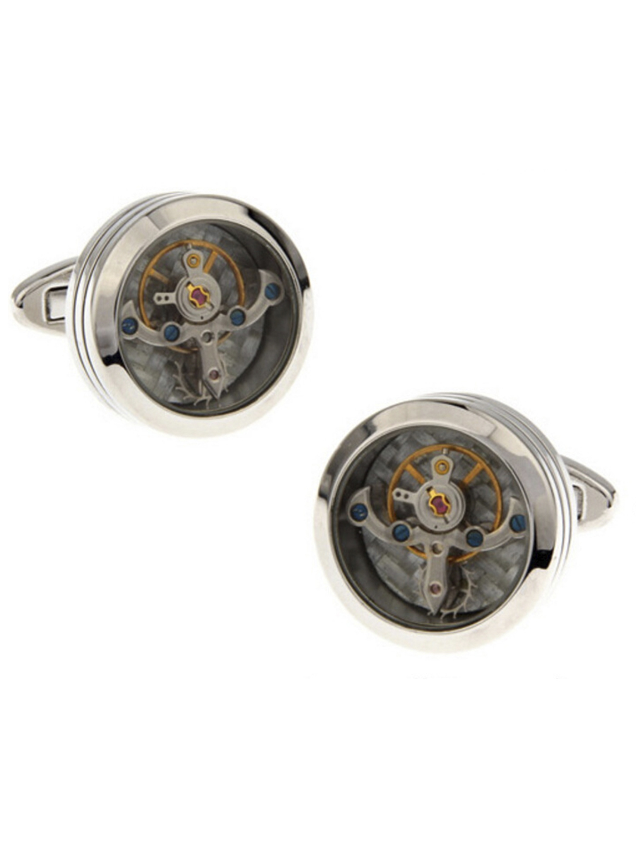 Запонки с активным часовым механизмом с карбоном стальные Запонки с активным часовым механизмом с карбоном стальные, Материал: Ювелирная сталь 316L, Цвет: Стальной, Размеры: диаметр 20 мм, общая длина 27 мм, ножка 17 мм, вес: 24 гр., подарочная упаковка бесплатно.