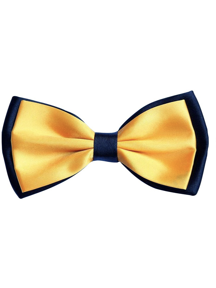 Детская галстук-бабочка атласная ярко-желтая в черном описание: Состав - Полиэстер, Размер - 10 см х 5 см, Цвет - Ярко-желтый, Страна производства - Турция;