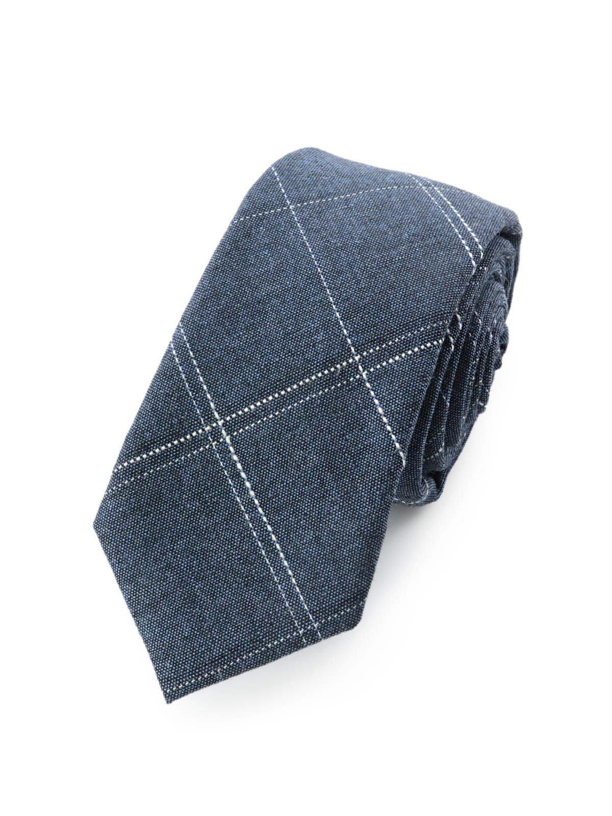 Галстук джинсовый в косую клетку синий всего за 1 400 руб руб. Галстук джинсовый в косую клетку синий описание: Фасон - Узкий галстук, Материал - Хлопок, Цвет - Синий, Размер - 6 см х 150 см, Страна производства - Россия.
