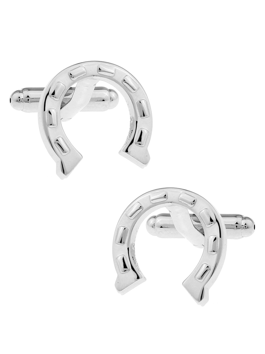 Запонки подковы Запонки подковы, Материал: Ювелирная сталь 316L, Цвет: Серебристый, Размеры: диаметр 16 мм, общая длина 22 мм, ножка 18 мм, вес: 13 гр., подарочная упаковка бесплатно.