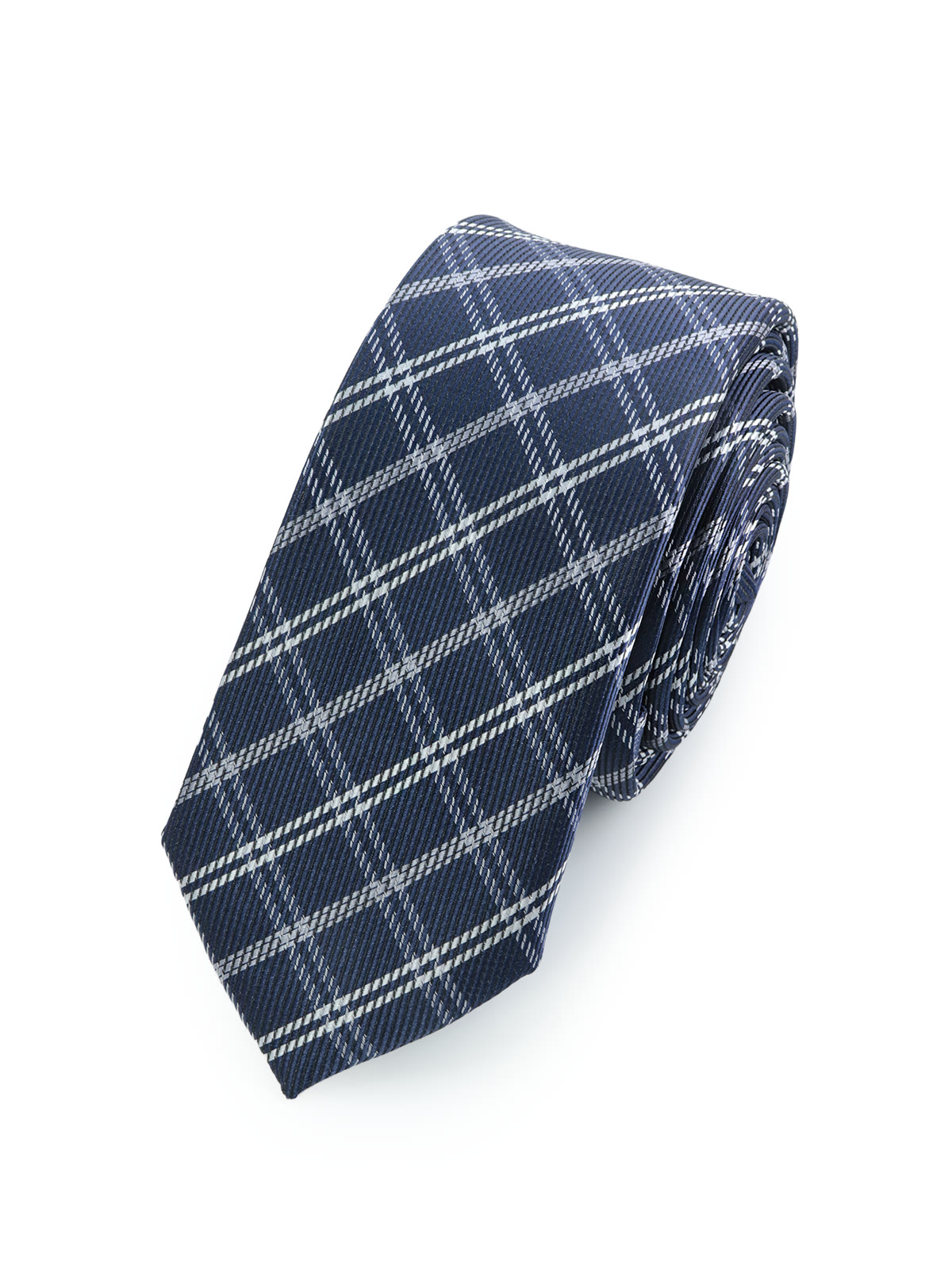 Галстук темно-синий с белыми ромбами описание: Фасон - Узкий галстук, Материал - Полиэстер, Цвет - Темно-синий, белый, Размер - 6 см х 150 см, Страна производства - Россия.