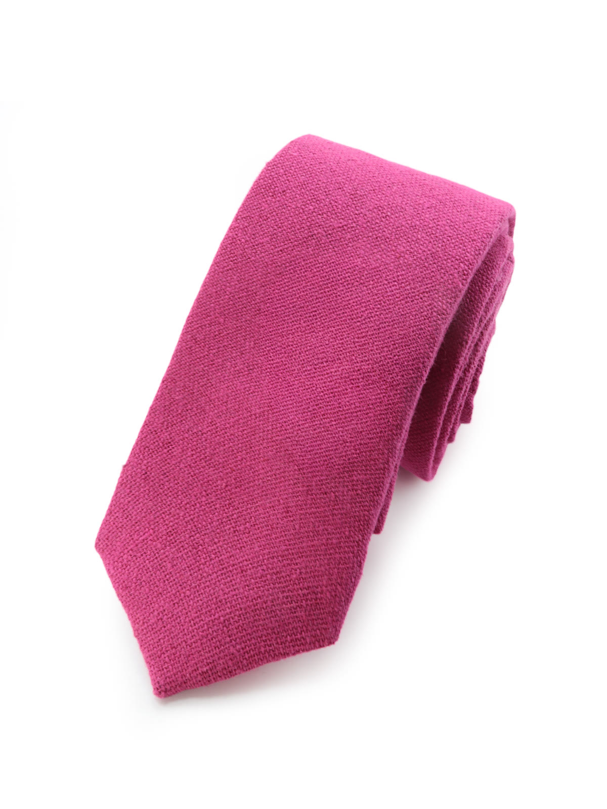 Галстук матовый однотонный ярко-розовый описание: Фасон - Узкий галстук, Материал - Хлопок, Цвет - Ярко-розовый, Размер - 6 см х 140 см, Страна производства - Россия.