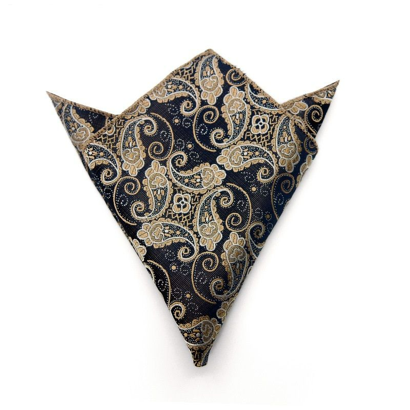 Нагрудный платок темно-синий с шелкографией описание: Материал - Искусственный шелк, Размеры - 22,5 х 22,5 см, Страна производства - Турция;