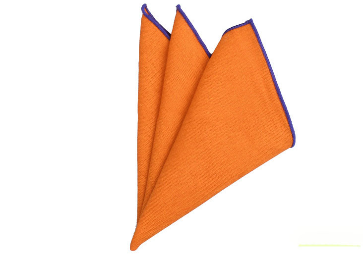 Платок в пиджак хлопковый оранжевый описание: Материал - Хлопок, Размеры - 24 см х 24 см, Страна производства - Турция;