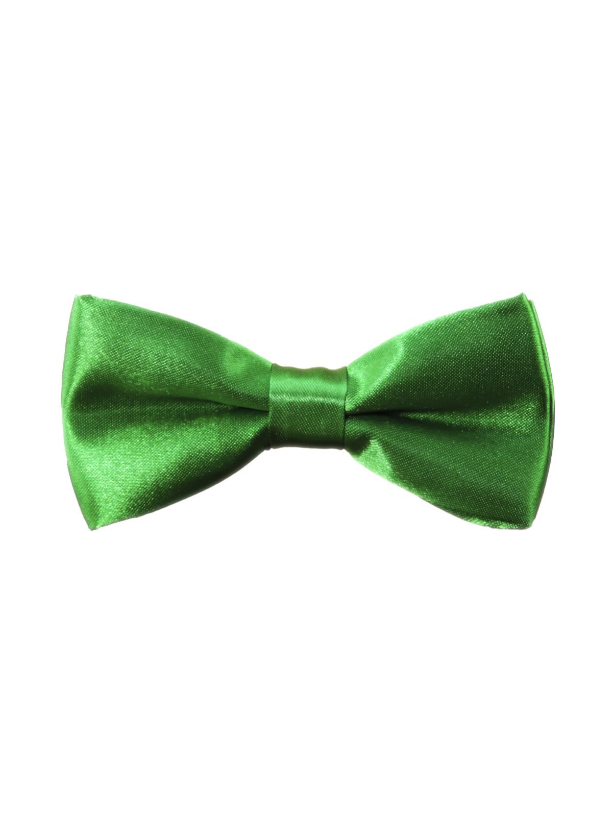 фото Детская галстук-бабочка атласная зеленая от 2beMan.ru