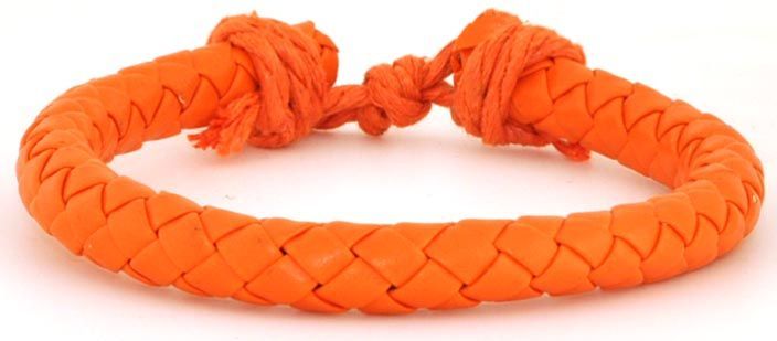ST028 Браслет оранжевый кожаный переплет описание: Состав - Экокожа, цвет - Оранжевый, размер - Размер регулируется, вес - 6 гр., страна производства - Китай;