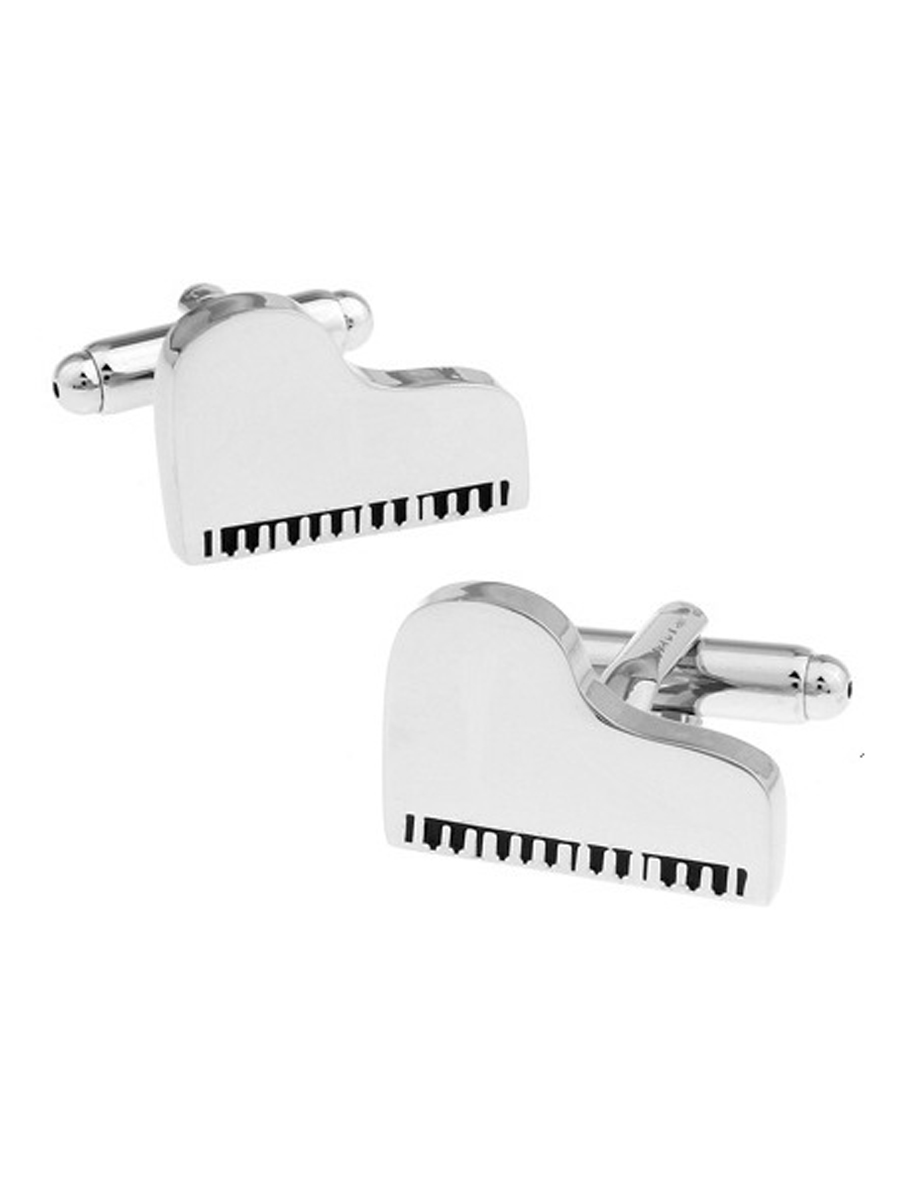 Запонки рояль, Материал: Ювелирная сталь, Цвет: Стальной, Размеры: 20 мм х 13 мм, общая длина 21 мм, ножка 17 мм, вес: 9 гр., подарочная упаковка бесплатно.