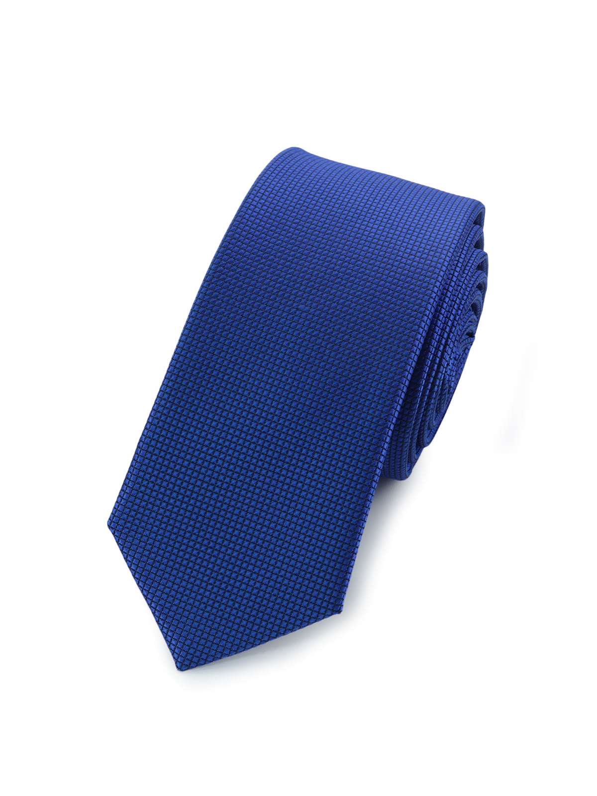 Галстук узкий синий с клеточной текстурой всего за 800 руб руб. Галстук узкий синий с клеточной текстурой описание: Фасон - Узкий галстук, Материал - Микрофибра, Цвет - Синий, Размер - 6 см х 160 см, Страна производства - Россия.