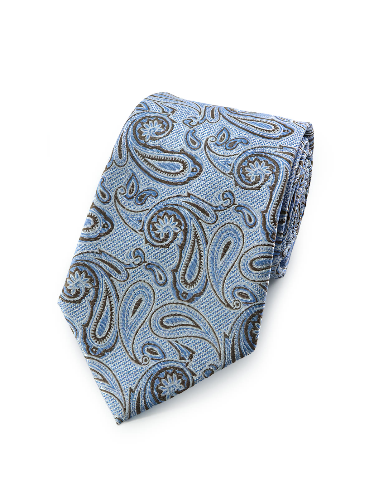 Галстук мужской голубой пейсли описание: Фасон - Широкий галстук, Материал - Полиэстер, Цвет - Голубой, Размер - 8 см х 150 см, Страна производства - Россия.