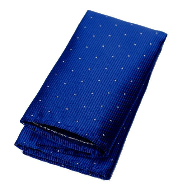 Нагрудный платок в точку синий описание: Материал - Микрофибра, Размеры - 24 см х 24 см, Страна производства - Турция;