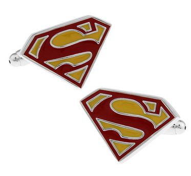 Запонки супер героя Marvel Супермен (Superman), Материал: Покрытие - эмаль Ювелирная сталь 316L, Цвет: Красный, желтый, Размеры: 2 см. х 2 см., вес: 18 гр., подарочная упаковка бесплатно.