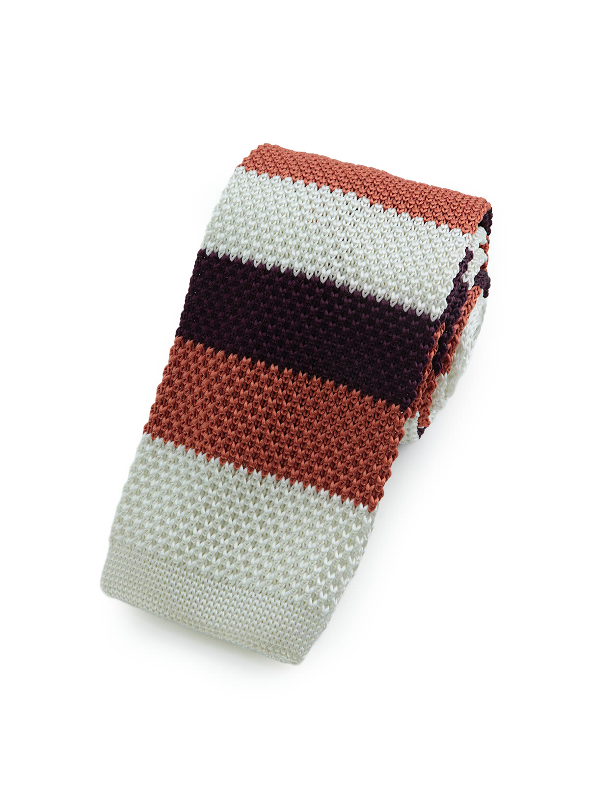 Галстук вязаный в коричневую и бежевую полоску всего за 1 000 руб руб. Галстук вязаный в коричневую и бежевую полоску описание: Фасон - Средний галстук, Материал - Полиэстер, Цвет - Коричневый, бежевый, Размер - 5 см х 150 см, Страна производства - Россия.