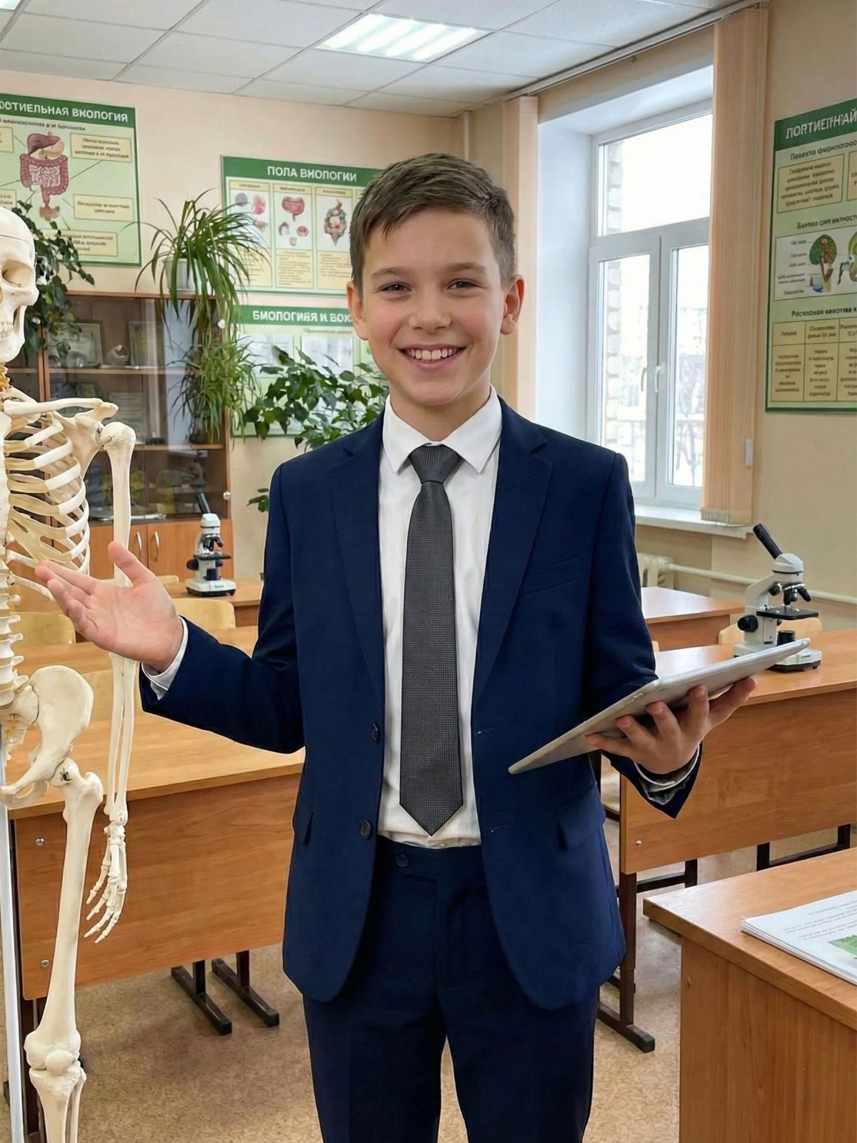 Описание Галстук детский на стяжке графитовый с клетчатой текстурой: Размер - Длина: 36 см, Ширина: 5,5 см, Цвет - Графитовый, Страна производитель - Россия;