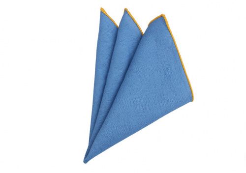 Платок в пиджак хлопковый голубой описание: Материал - Хлопок, Размеры - 24 см х 24 см, Страна производства - Турция;