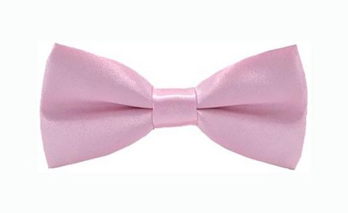 фото Детский галстук-бабочка атласная розовый от 2beMan.ru