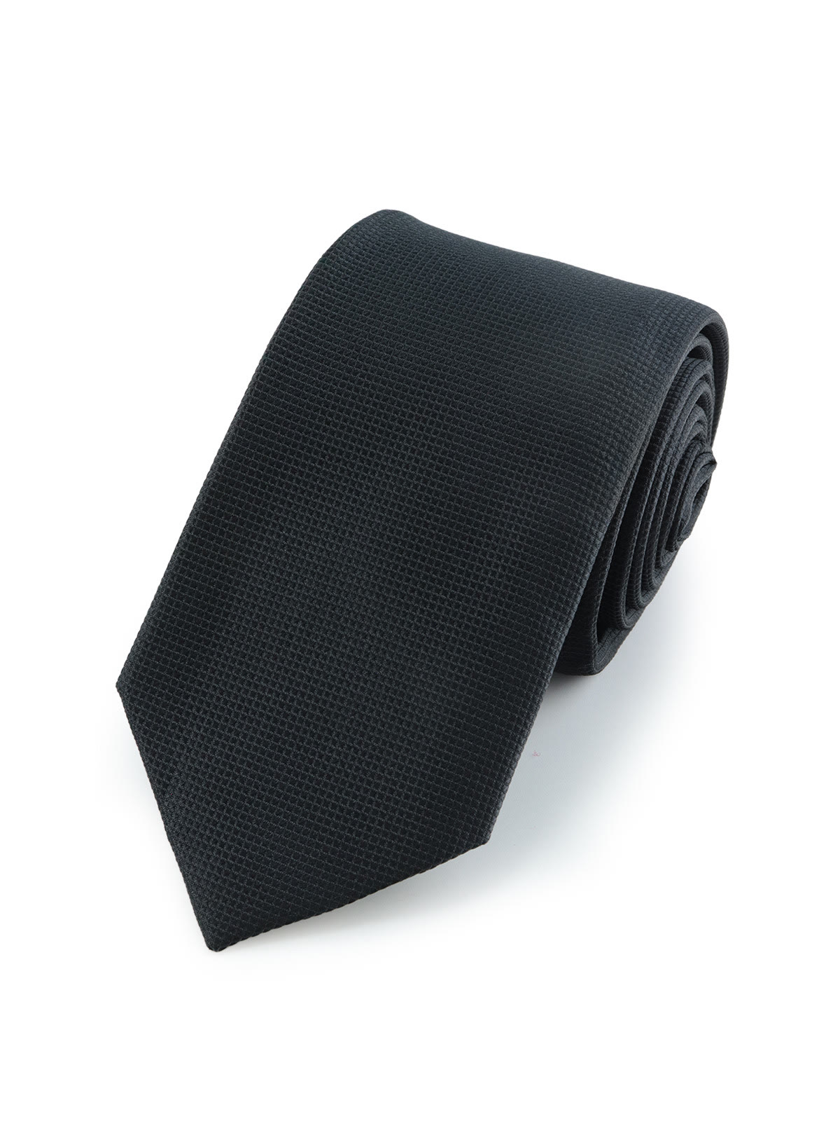 Галстук широкий черный с клеточной текстурой описание: Фасон - Широкий галстук, Материал - Микрофибра, Цвет - Черный, Размер - 7,5 см х 160 см, Страна производства - Россия.