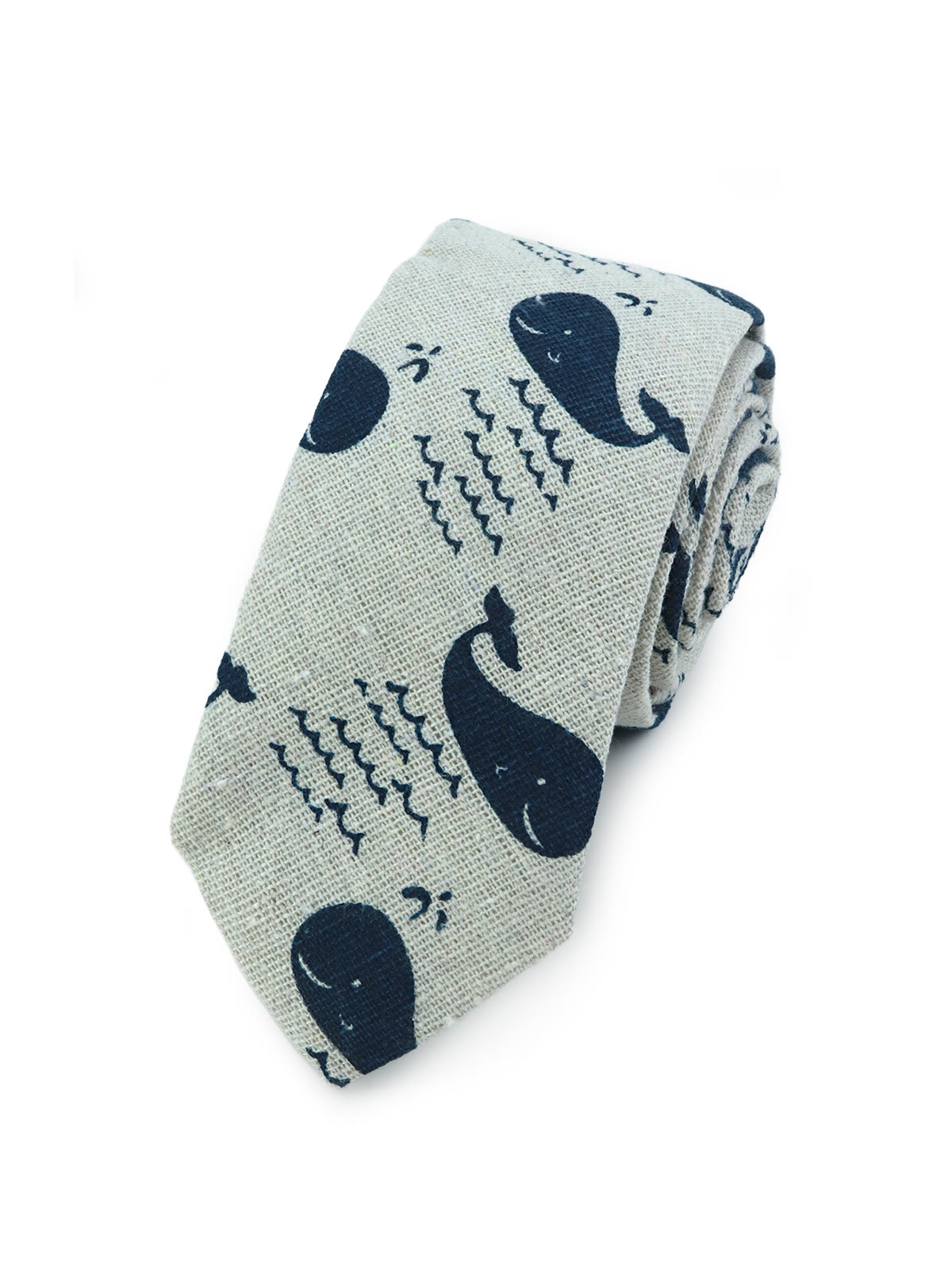 Галстук узкий белый с синими китами всего за 1 200 руб руб. Галстук узкий белый с синими китами описание: Фасон - Узкий галстук, Материал - Хлопок, Цвет - Белый, Размер - 6 см х 140 см, Страна производства - Россия.