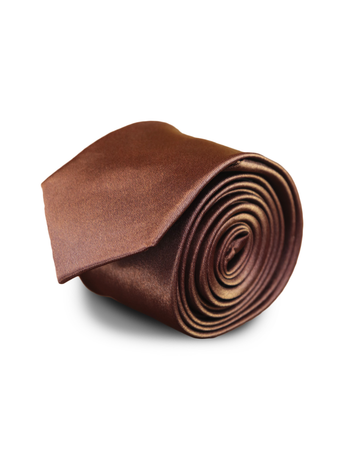 Галстук узкий атласный шоколад описание: Фасон - Узкий галстук, Материал - Полиэстер, Цвет - коричневый, Размер - 5 см х 141 см, Страна производства - Китай.