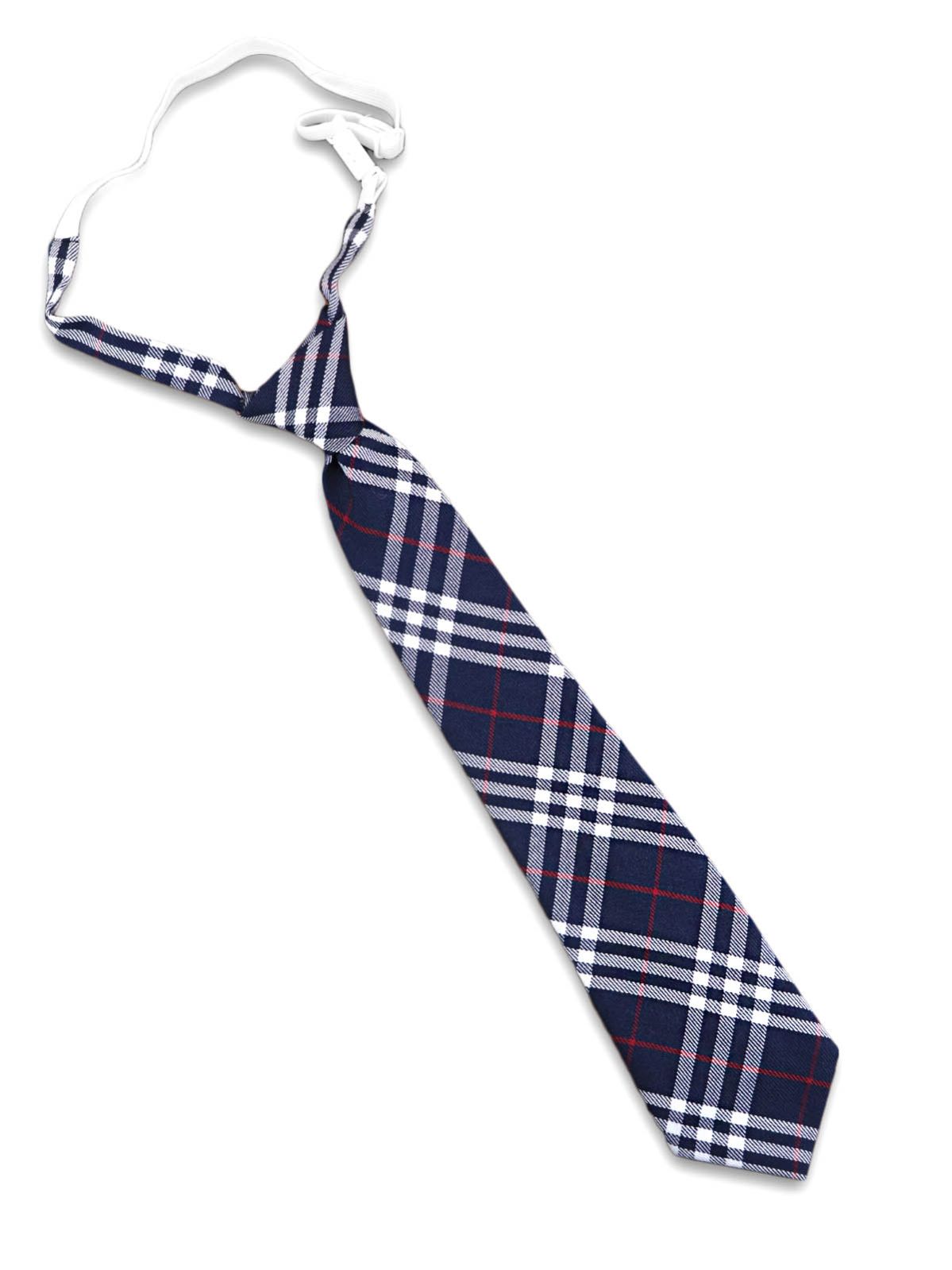 Описание Школьный галстук на резинке синий в бело-красную полоску: Размер - Длина галстука 35 см, ширина (в самом широком месте) 7 см, Цвет - Синий, белый, красный, Страна производитель - Турция;