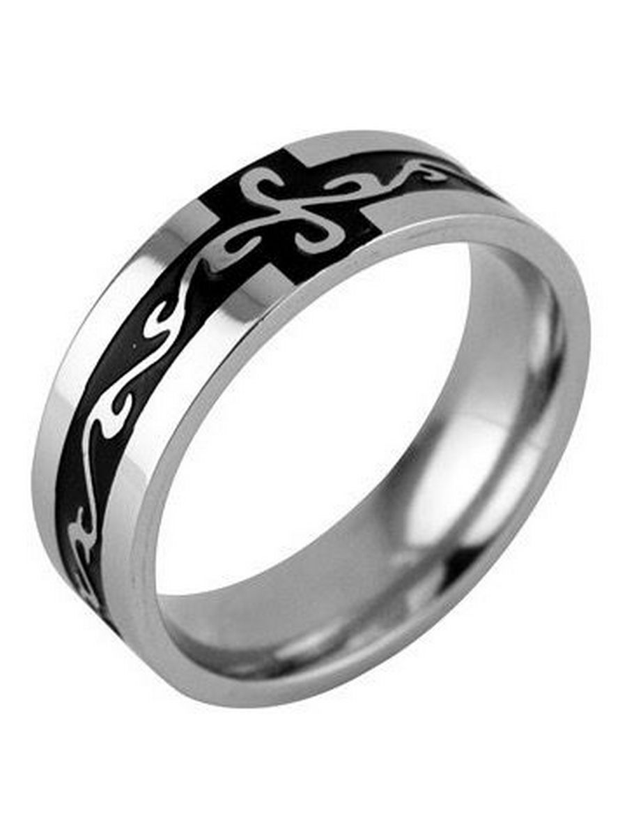MK72 Кольцо стальное с узором описание: Материал - Нержавеющая сталь, Цвет - , Размер - . Доставка по всей РФ. MK72 Кольцо стальное с узором только в 2beMan.ru