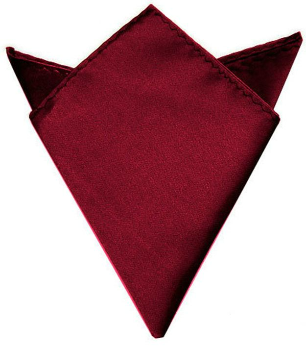 Нагрудный платок атласный бордовый описание: Материал - Полиэстер, Размеры - 20,5 см х 20,5 см, Страна производства - Турция;