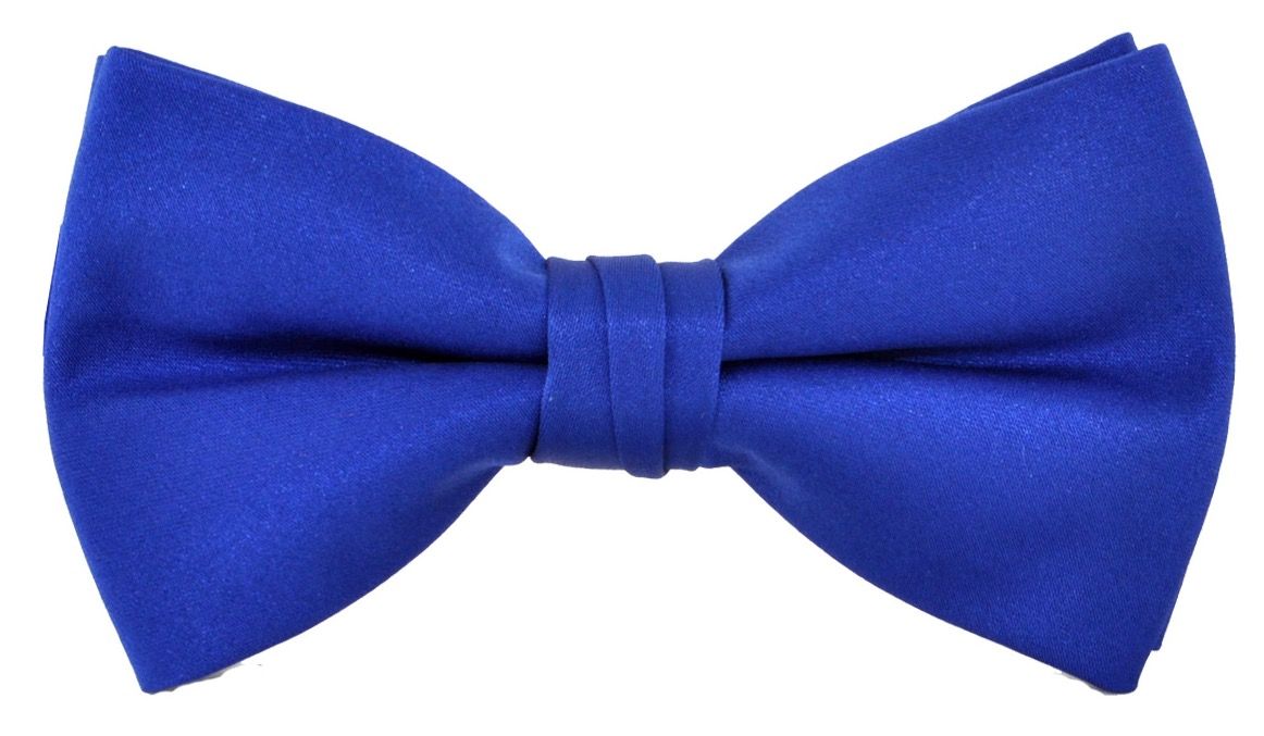 фото Синяя галстук бабочка классическая однотонная от 2beMan.ru