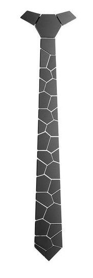 Галстук HEXTIE камень черный описание: Фасон - HEX, Материал - Пластик, Цвет - Черный, Размер - 5,7 см. х 52 см., Страна производства - США.