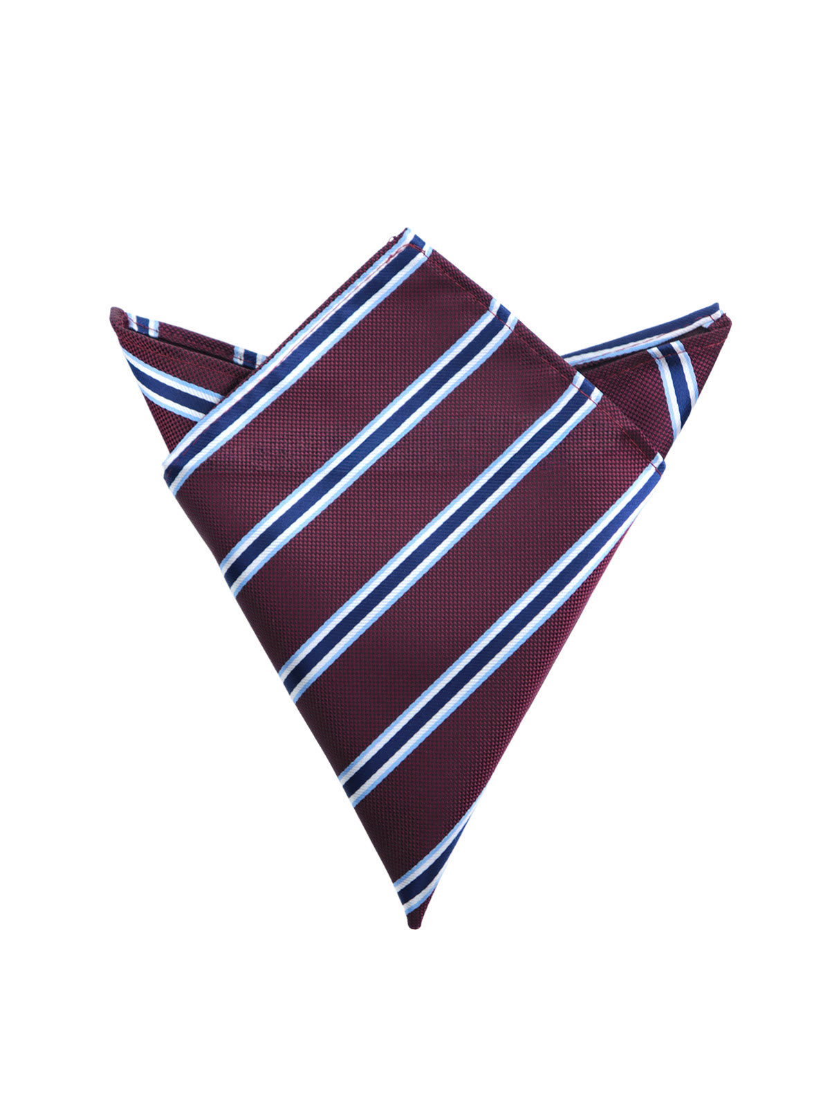 Платок в карман пиджака бордовый в бело-синюю полоску купить Платок в карман пиджака бордовый в бело-синюю полоску описание: Материал - Полиэстер, Размеры - 24 см х 24,5 см, Страна производства - Россия;
