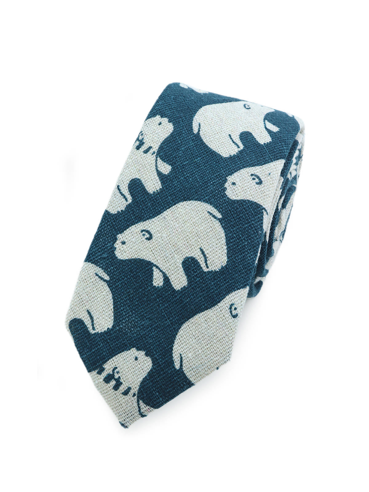 Галстук узкий синий с белыми медведями всего за 1 200 руб руб. Галстук узкий синий с белыми медведями описание: Фасон - Узкий галстук, Материал - Хлопок, Цвет - Синий, Размер - 6 см х 150 см, Страна производства - Россия.