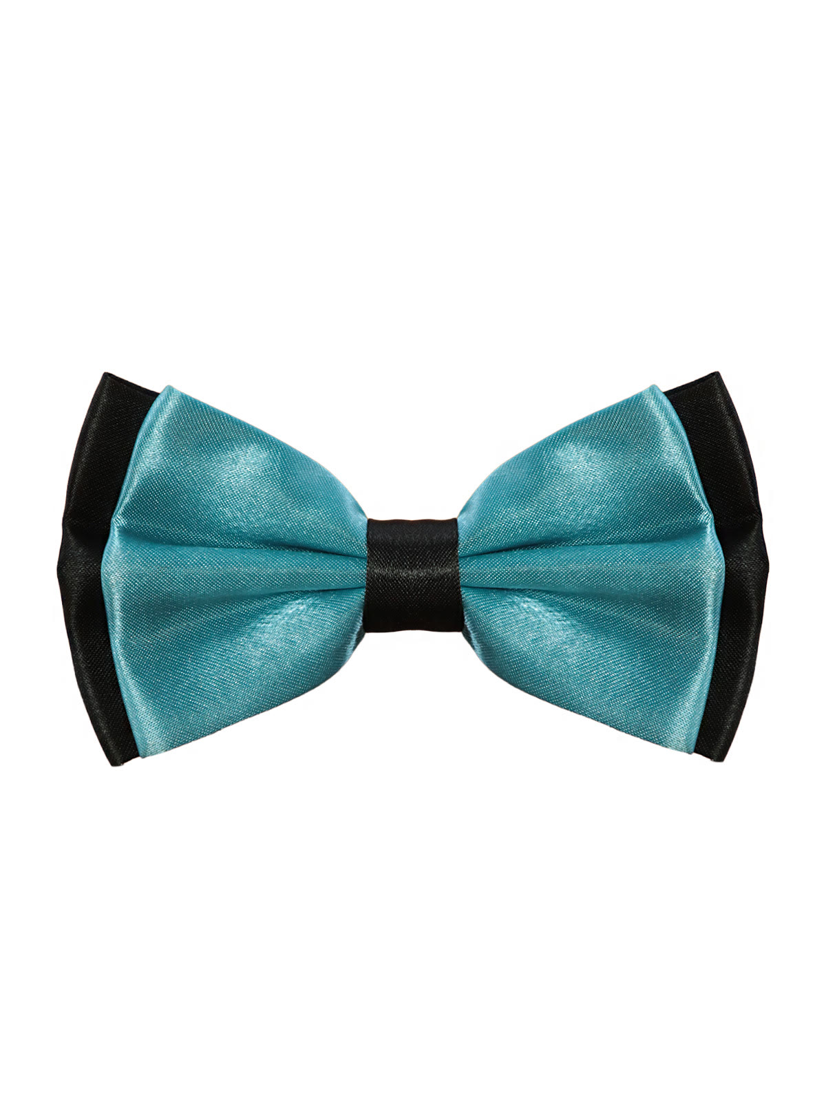 фото Галстук-бабочка голубой в черном от 2beMan.ru