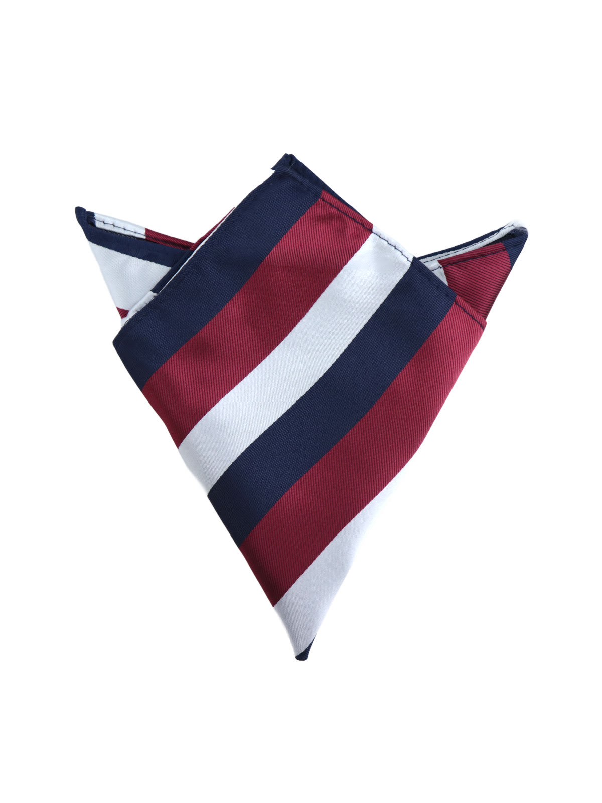 Платок в карман пиджака триĸолор в полосĸу описание: Материал - Полиэстер, Размеры - 24 см х 24,5 см, Страна производства - Россия;