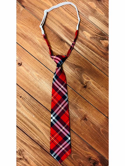 Описание Школьный галстук на резинке красный в полоску: Размер - Длина 35 см Х 7 см, Цвет - Красный, Страна производитель - Турция;