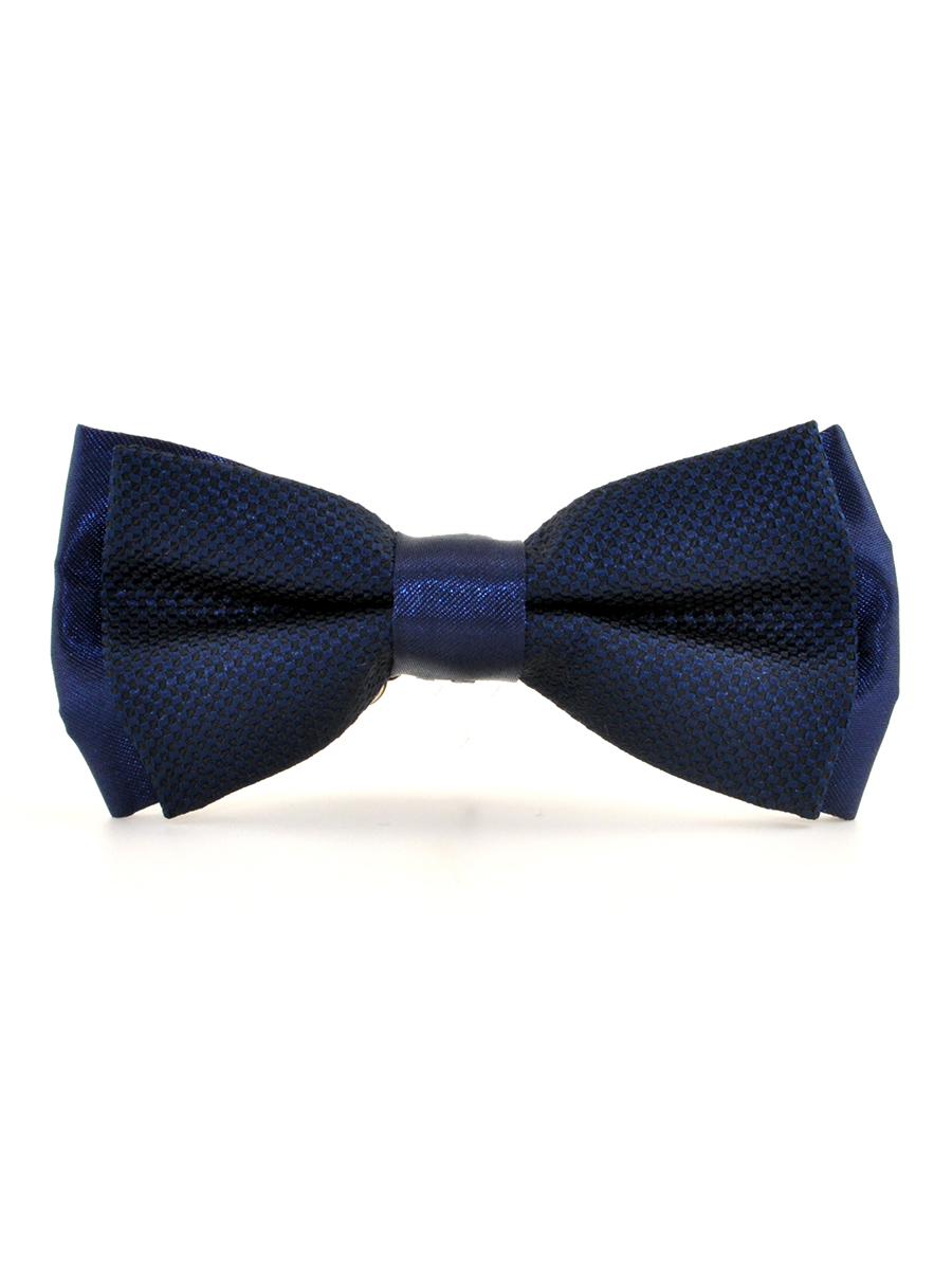 Детская галстук-бабочка жаккардовая текстурная темно-синяя описание: Состав - Жаккард, Размер - 10 см х 5 см, Цвет - темно-синий, Страна производства - Турция;