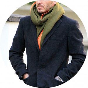 Как носить шарф с курткой мужчине